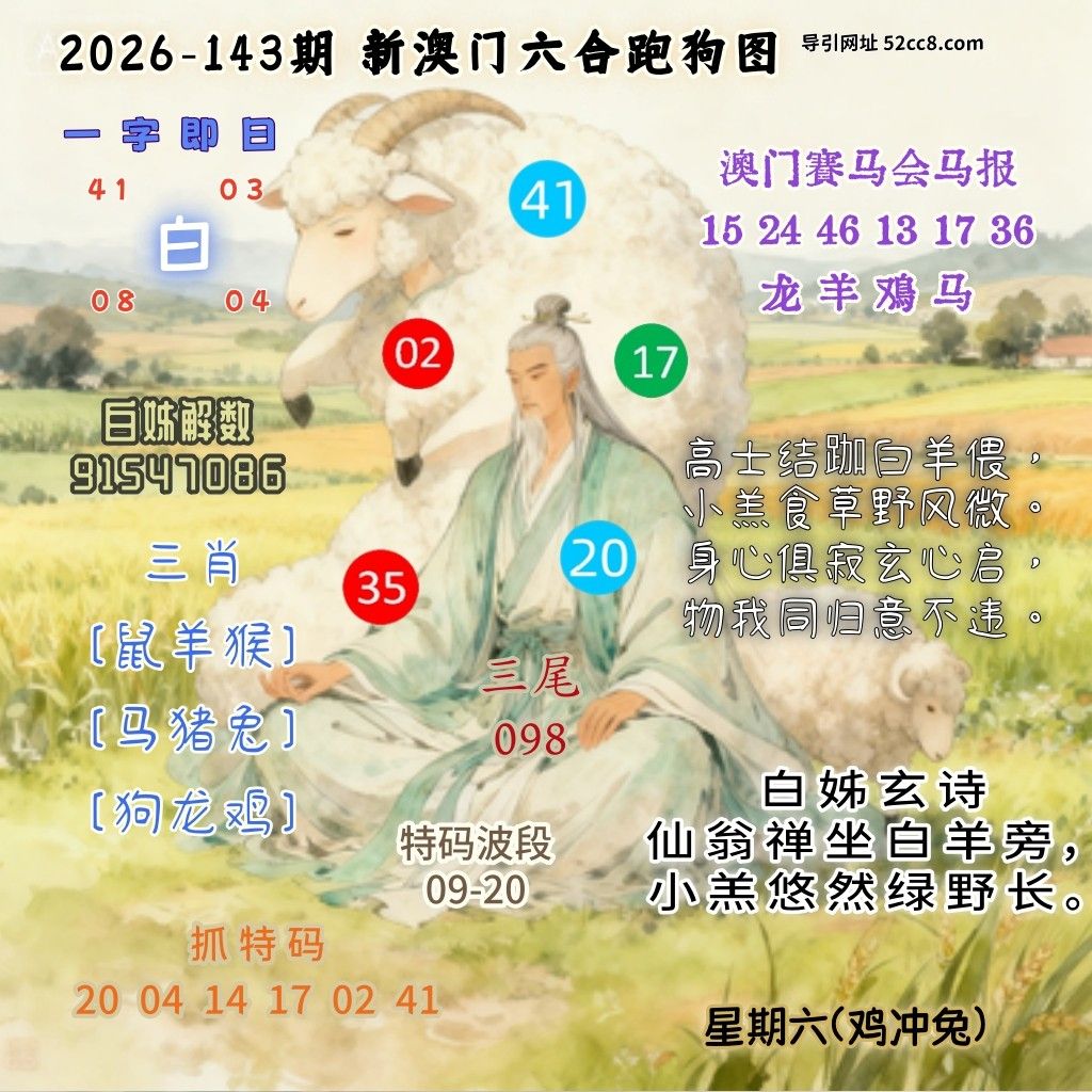 新澳门六合跑马图143期